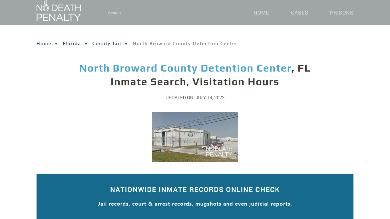 North Broward County Detention Center, FL Inmate Search ...